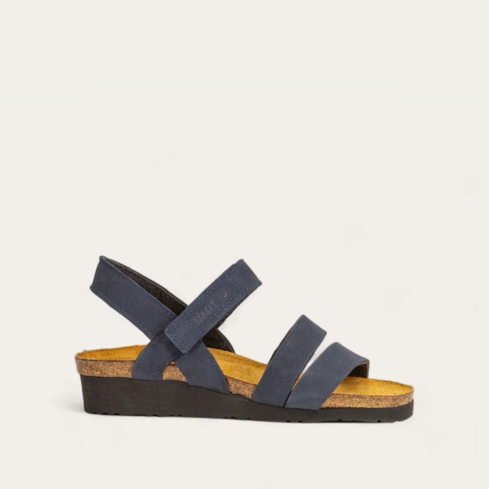 Naot Kayla Wide - Navy Velvet Nubuck 104