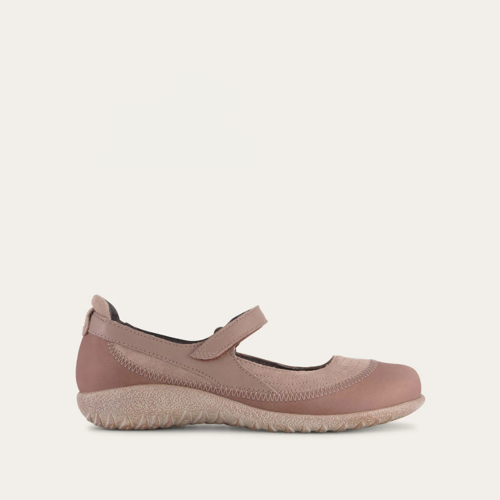 Naot Kirei Wide - Almond Suede/Bark Nubuck/Soft Stone Leather 104