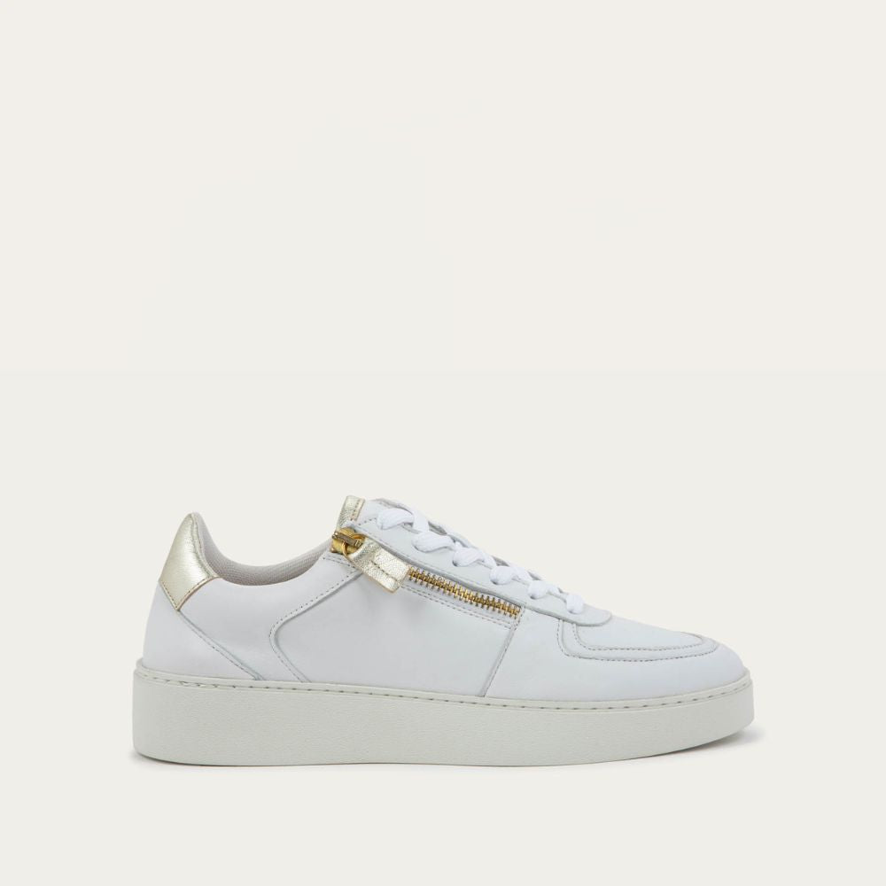 Naot Newbury - White/Gold Combo 101