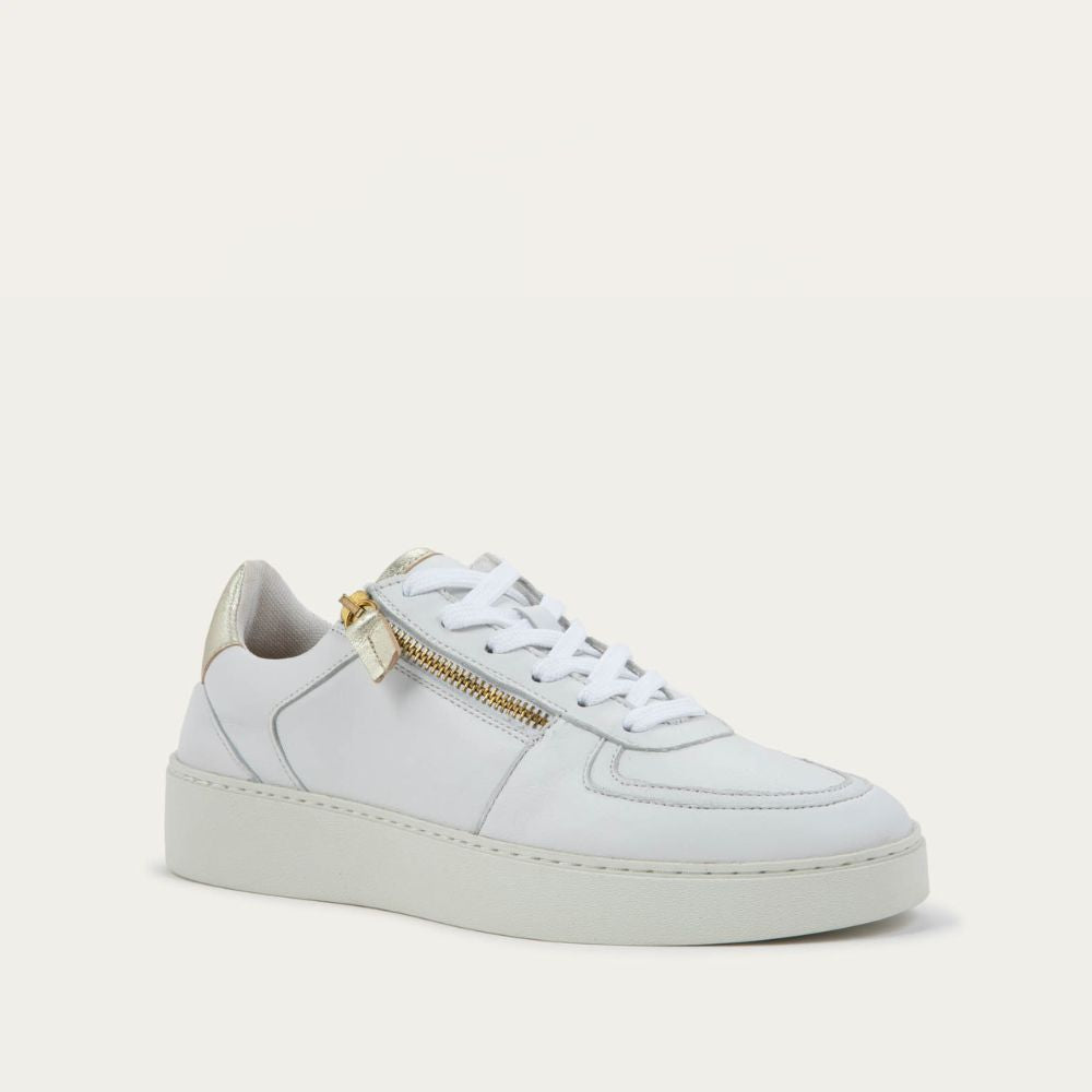 Naot Newbury - White/Gold Combo 101