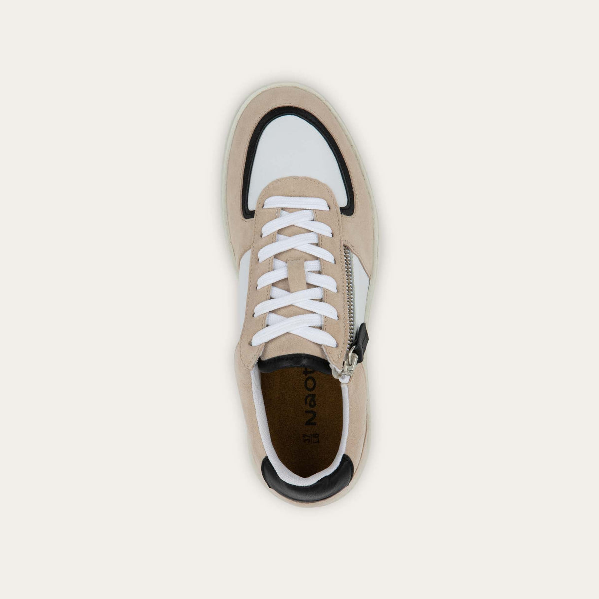 Naot Newbury - Almond/White/Black Combo 103