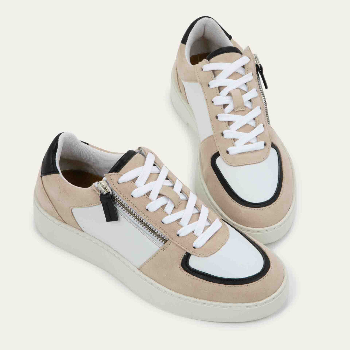 Naot Newbury - Almond/White/Black Combo 103