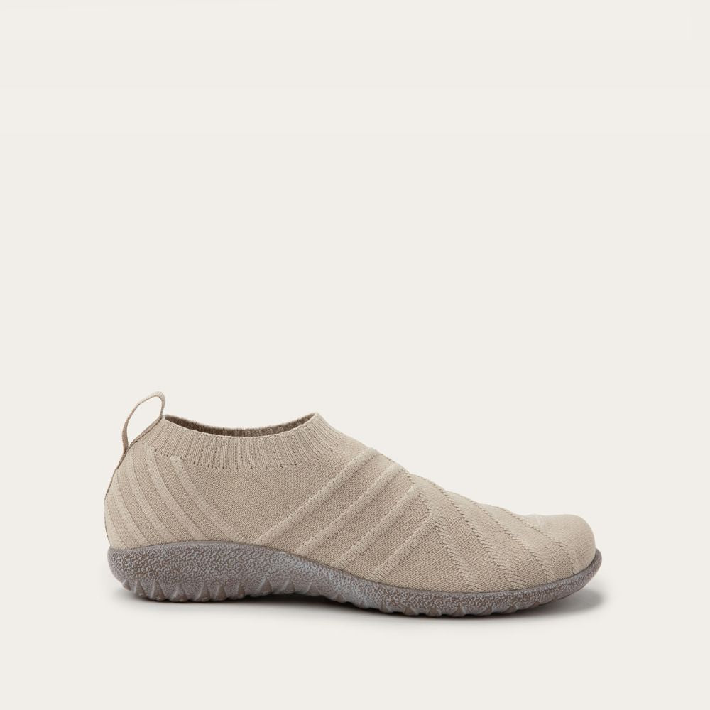Naot Okahu - Taupe/Gold Sparkle Knit 110