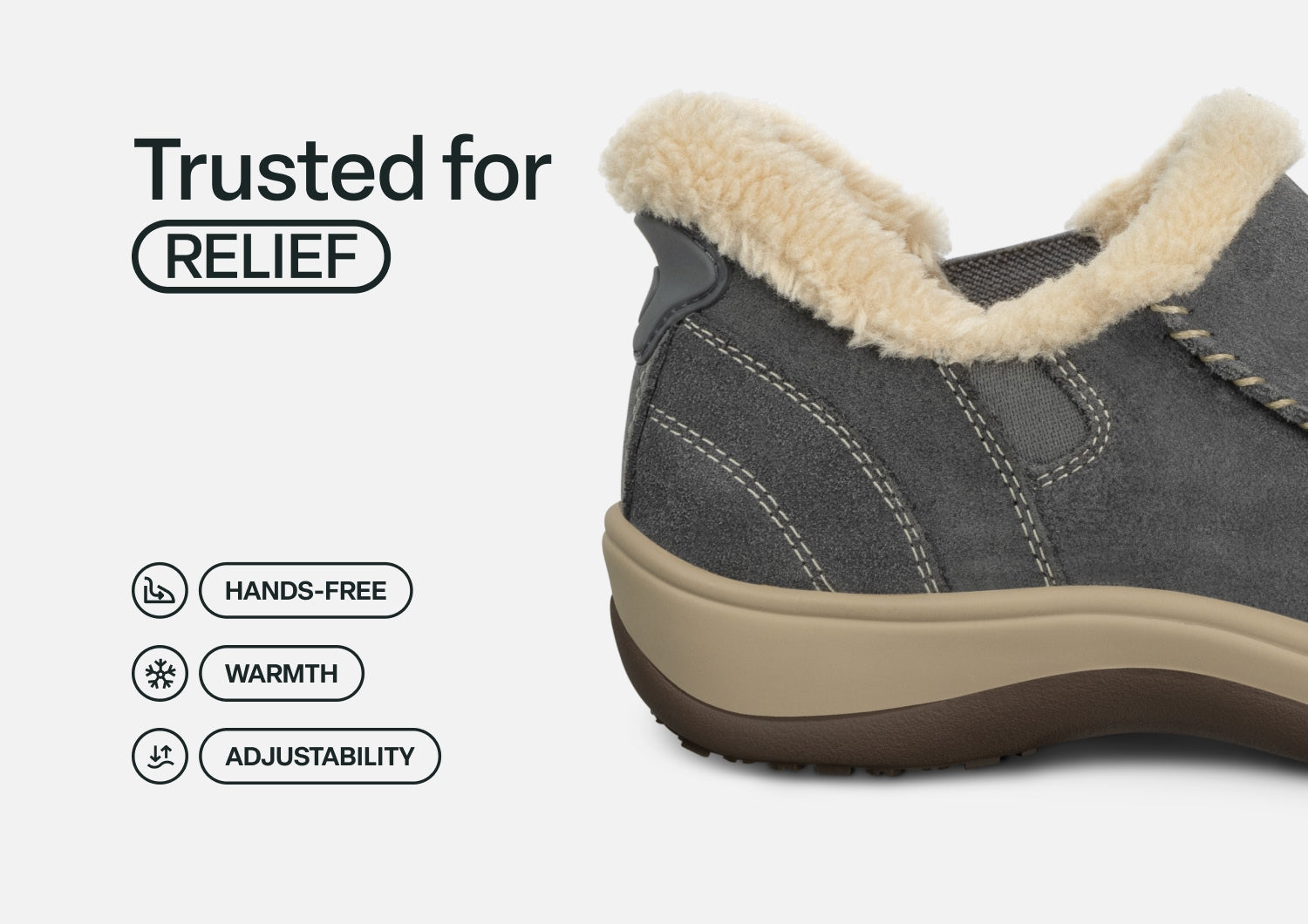 Orthofeet Lorin Hands-Free (Women's) - Gray 02