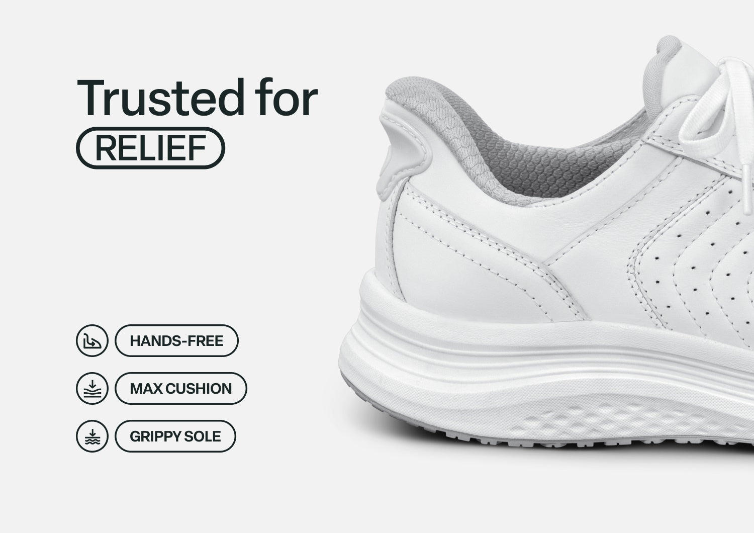 Orthofeet Roam Hands-Free (Women's) - White 02