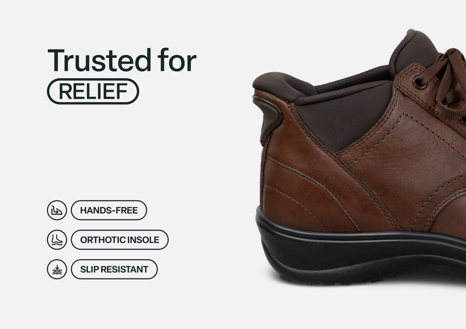 Orthofeet Rosel Hands-Free (Women's) - Brown 02
