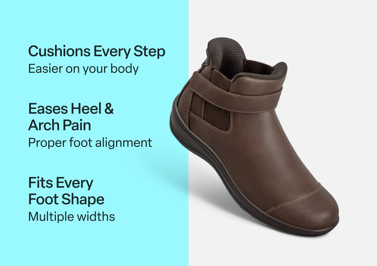 Orthofeet Blaire Hands-Free (Women's) - Chocolate 01