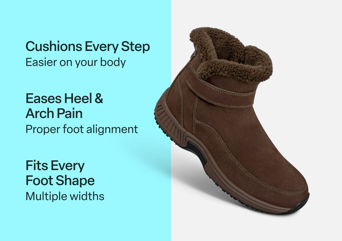 Orthofeet Bliss Hands-Free (Women's) - Brown 01
