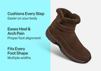 Orthofeet Bliss Hands-Free (Women's) - Brown 01