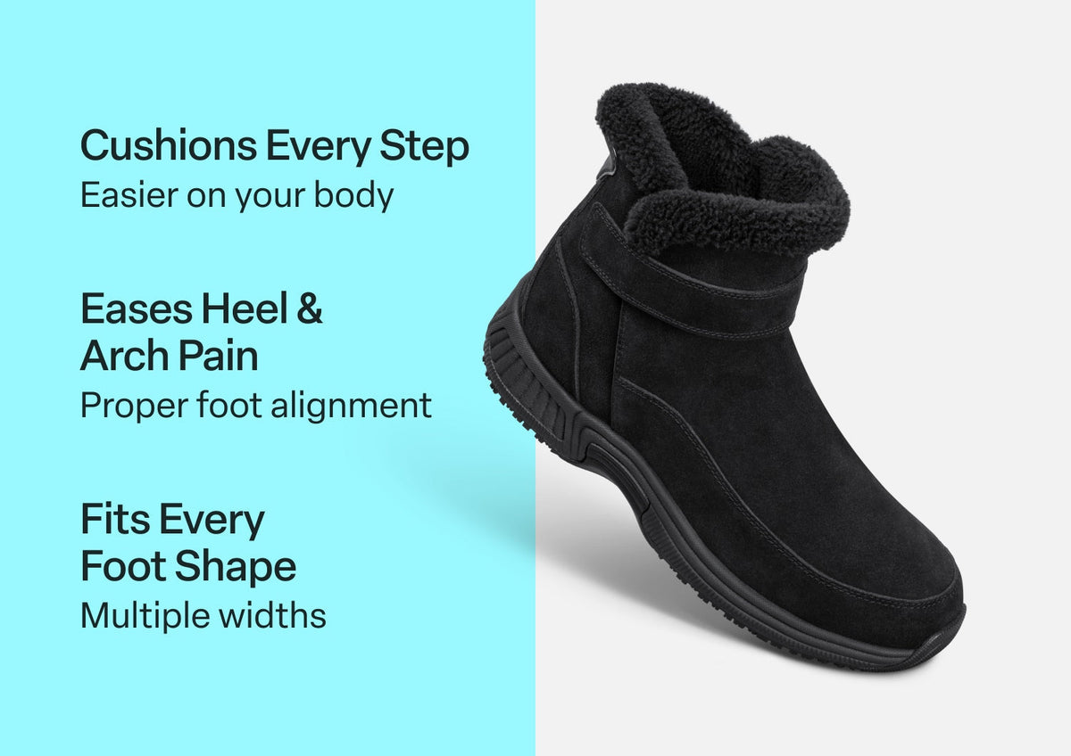 Orthofeet Bliss Hands-Free (Women's) - Black 01