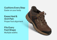 Orthofeet Carmel Hands-Free Waterproof (Women's) - Brown 01