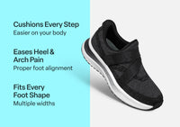 Orthofeet Naya Hands-Free (Women's) - Black 01
