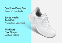 Orthofeet Roam Hands-Free (Women's) - White 01
