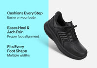 Orthofeet Roam Hands-Free (Women's) - Black 01