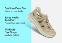 Orthofeet Venus Hands-Free (Women's) - Beige 01