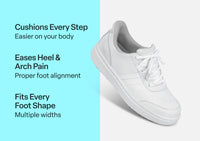 Orthofeet Wander Hands-Free (Women's) - White 01