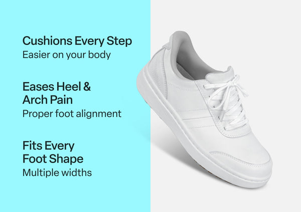 Orthofeet Wander Hands-Free (Women's) - White 01
