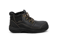 Orthofeet Graphite men's hands-free composite-toe work boot in black