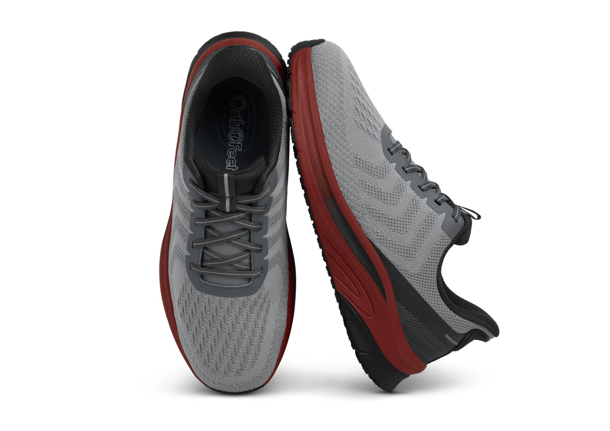 Gray/Red