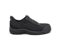 Orthofeet Onyx men's hands-free composite-toe work shoe in black