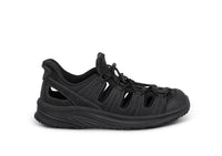Orthofeet Saturn men's hands-free closed-toe sandal in black