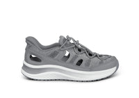 Orthofeet Venus women's hands-free closed-toe sandal in gray