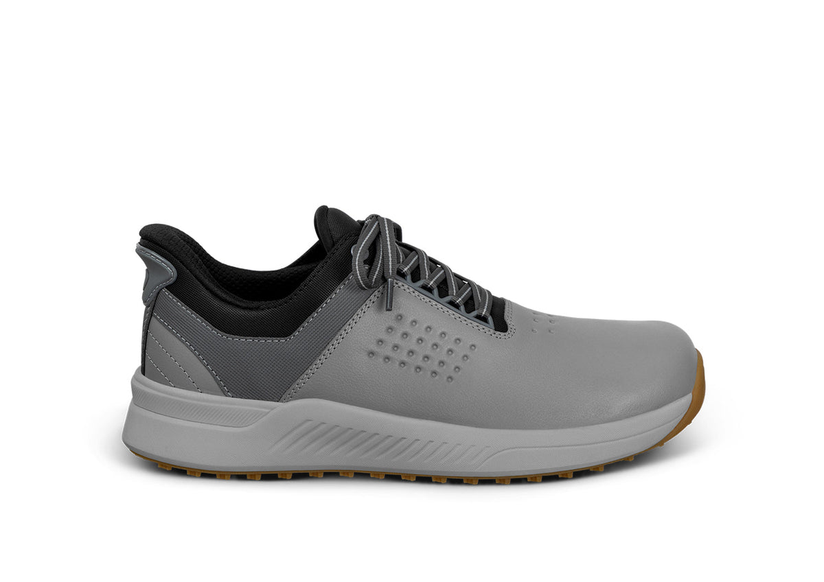 Orthofeet Birdie men's hands-free golf shoe in gray