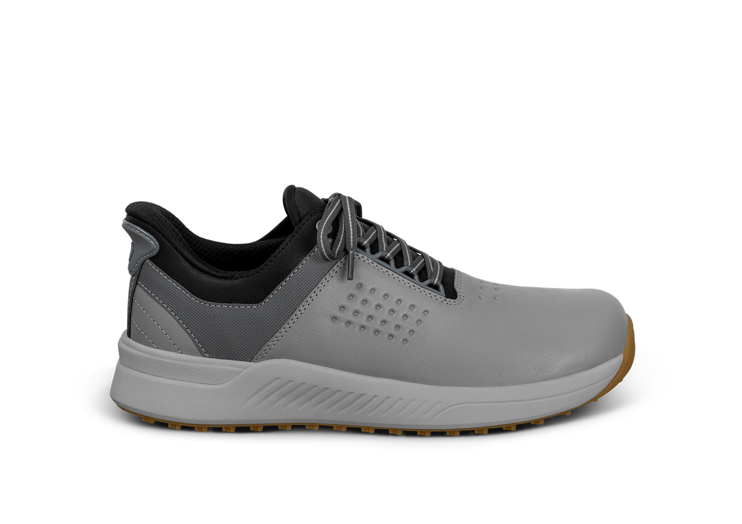 Orthofeet Birdie men's hands-free golf shoe in gray