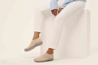 Naot Okahu - Taupe/Gold Sparkle Knit 110