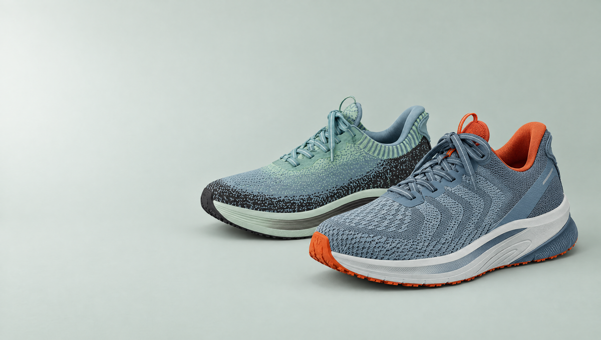 Orthofeet Tilos and Nira hands-free sneakers