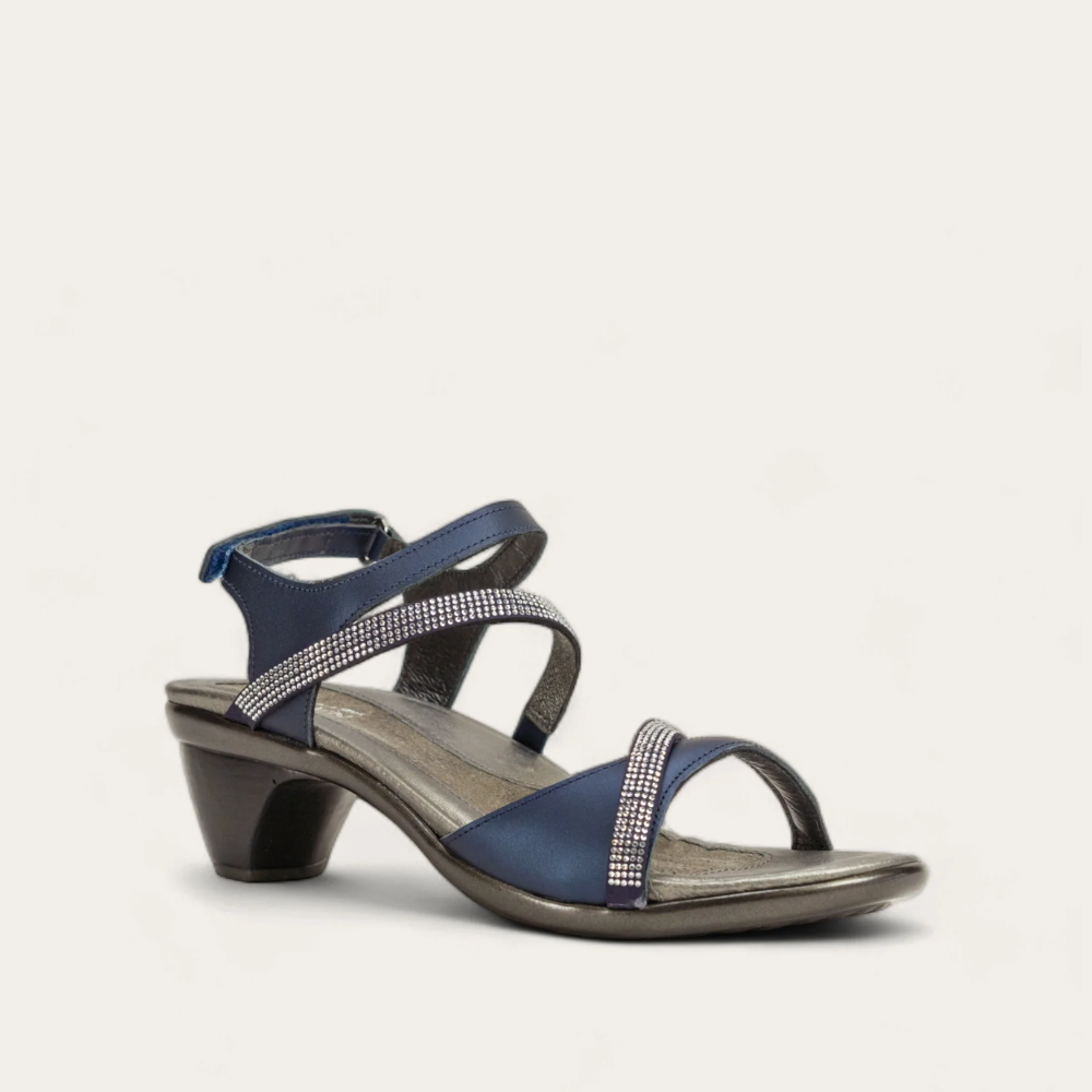 Naot Innovate - Polar Sea Lthr/Navy w/ Clear Rhinestones 105
