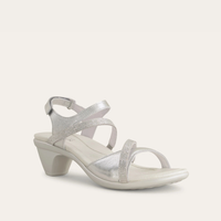 Naot Innovate - Soft Silver Lthr w/ Clear Rhinestones 104
