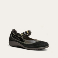 Naot Kirei - Black Madras/Black Suede/Black Patent 102