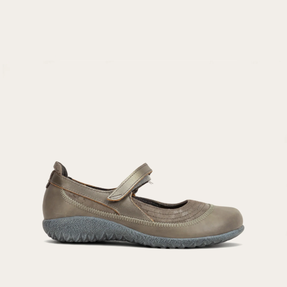 Naot Kirei - Foggy Gray Lthr/Gray Marble Suede//Mirror Lthr 105