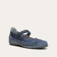 Naot Kirei - Polar Sea Lthr/Midnight Blue Suede/Soft Ink Lthr 106